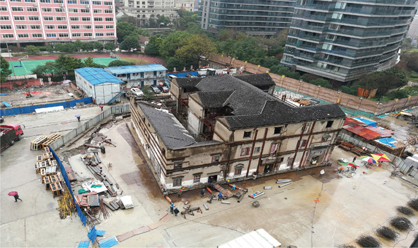 “沈宅”文物建筑平移工程