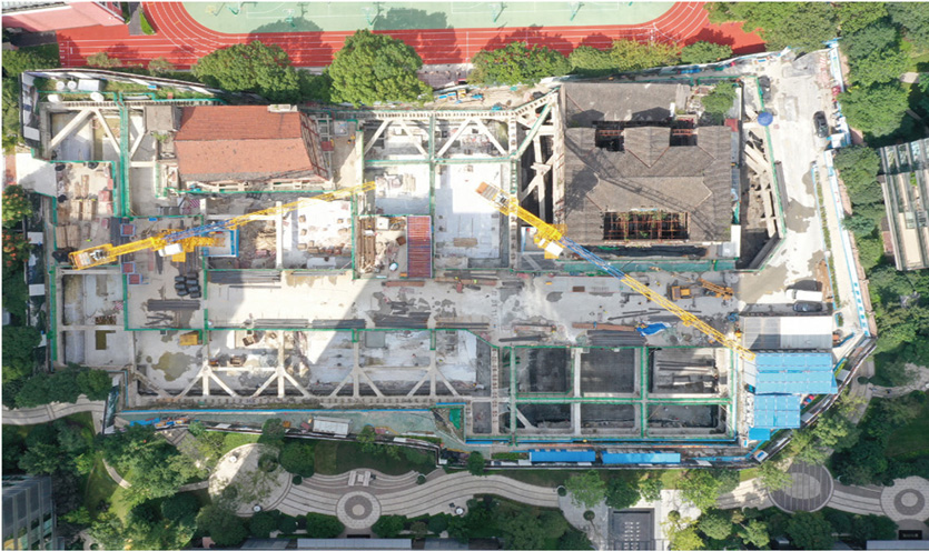 “陸宅”文物建筑平移工程